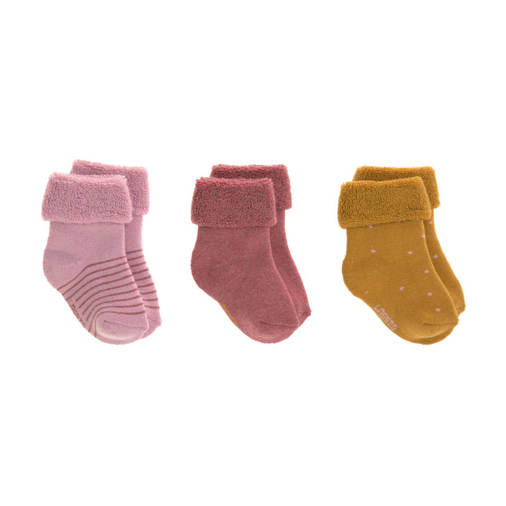 Babysocken (3er-Pack) - Rosewood- Lässig