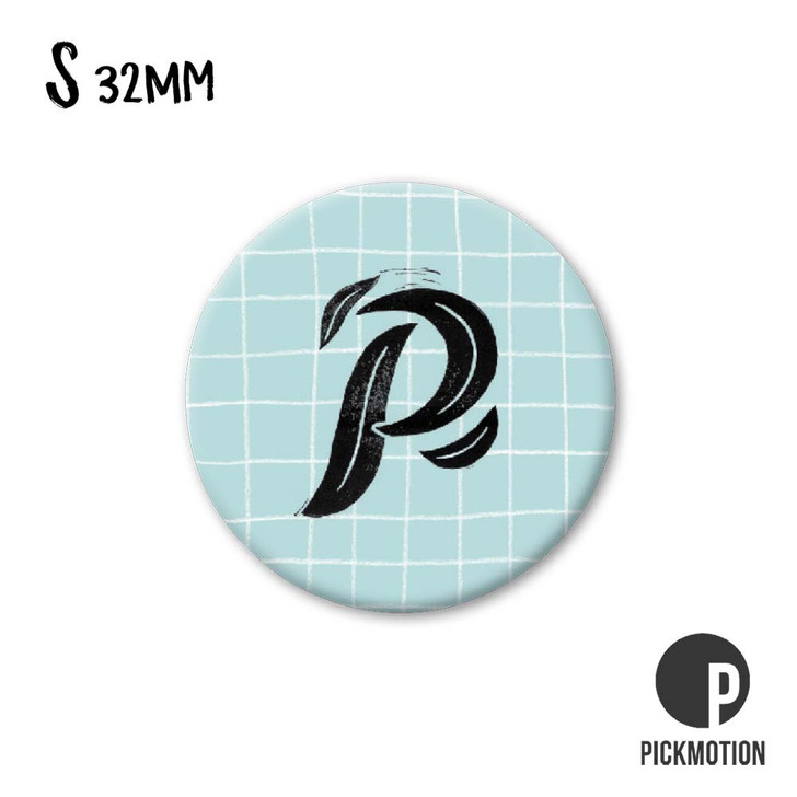 Kühlschrank-Magnet - Klein - "P" - MSA 0118 - Pickmotion