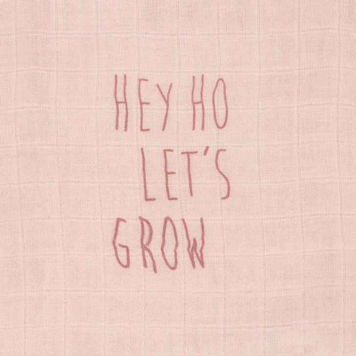 Spucktuch  - Hey ho let´s grow rosa- Heavenly Soft Swaddle - Lässig