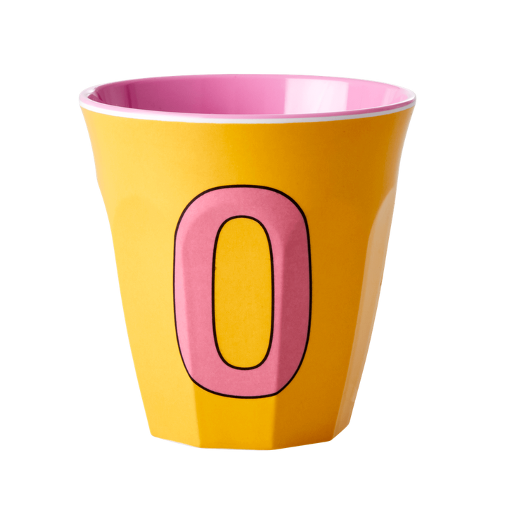 Buchstabenbecher - Multi pink "O"- rice