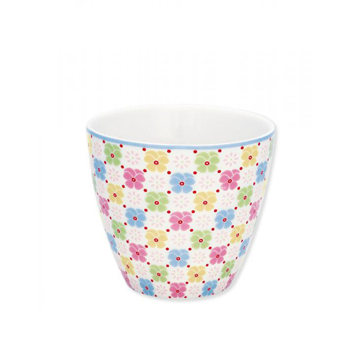 Latte Cup - Edie white - Greengate