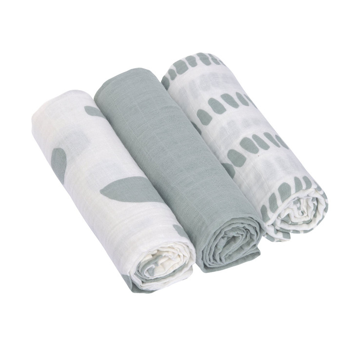 Spucktuch - Strokes groß - Swaddle & Burp Blanket L, - Lässig