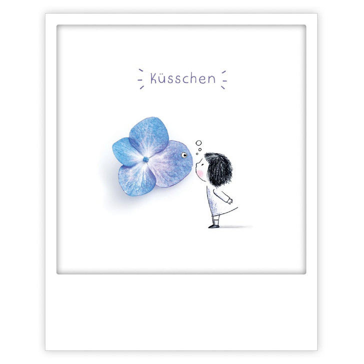 Photo-Postkarte "küsschen blume" - ZG-1391-DE - Pickmotion