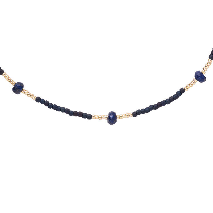 Brightly Lapislazuli Gold Halskette - A Beautiful Story