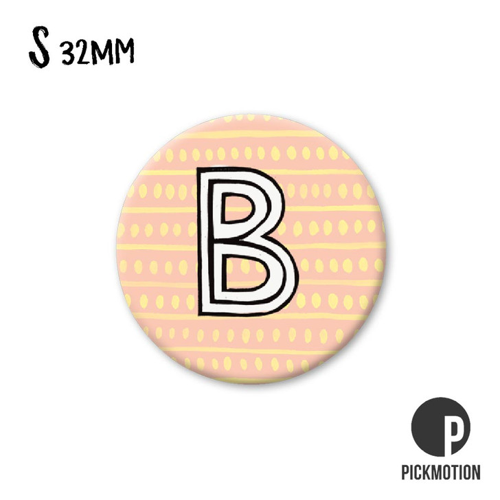 Kühlschrank-Magnet - Klein - "B" - MSA 0284 - Pickmotion