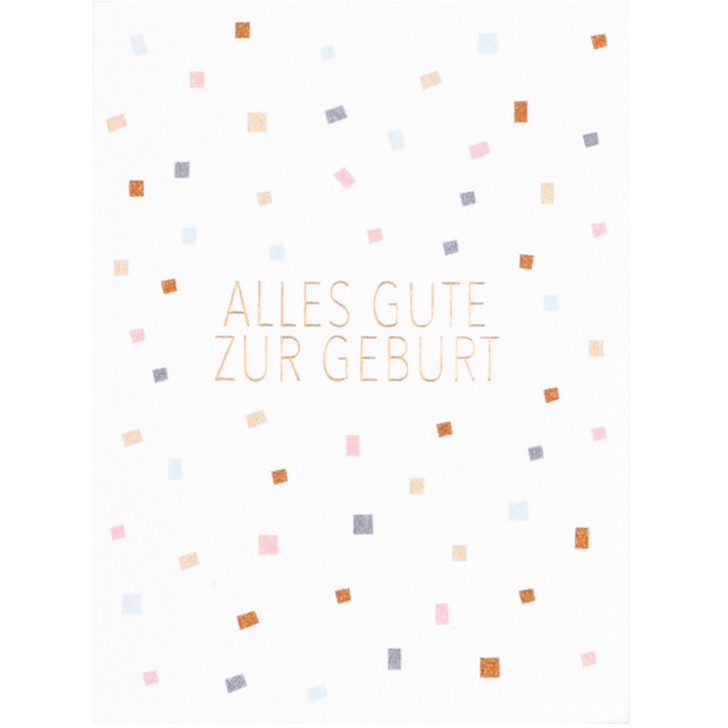 Minikarten "Alles Gute zur Geburt" - räder