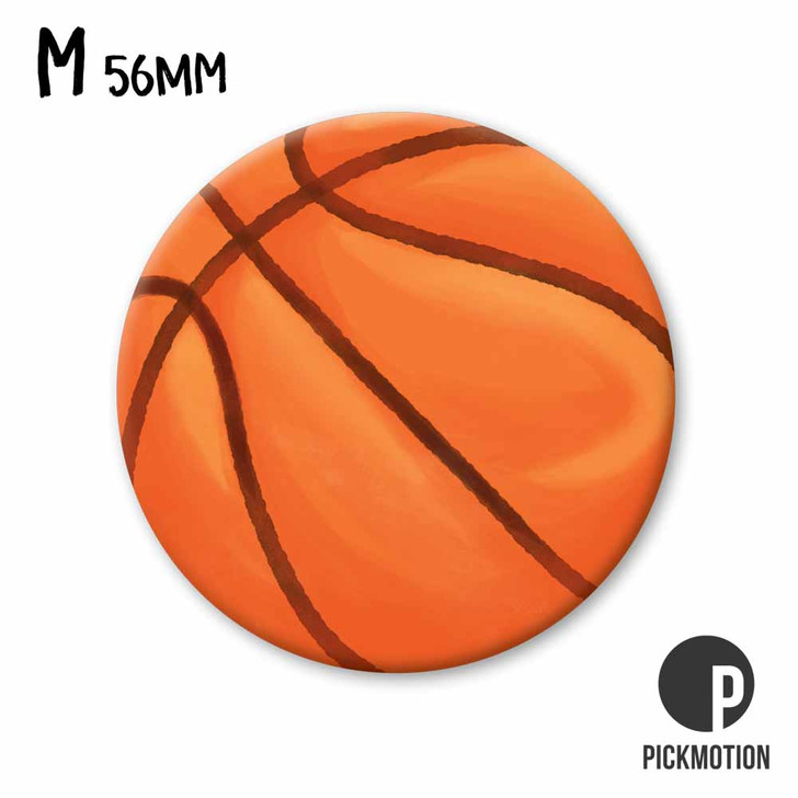 Kühlschrank-Magnet - Medium - "basketball" - MM-1487 - Pickmotion