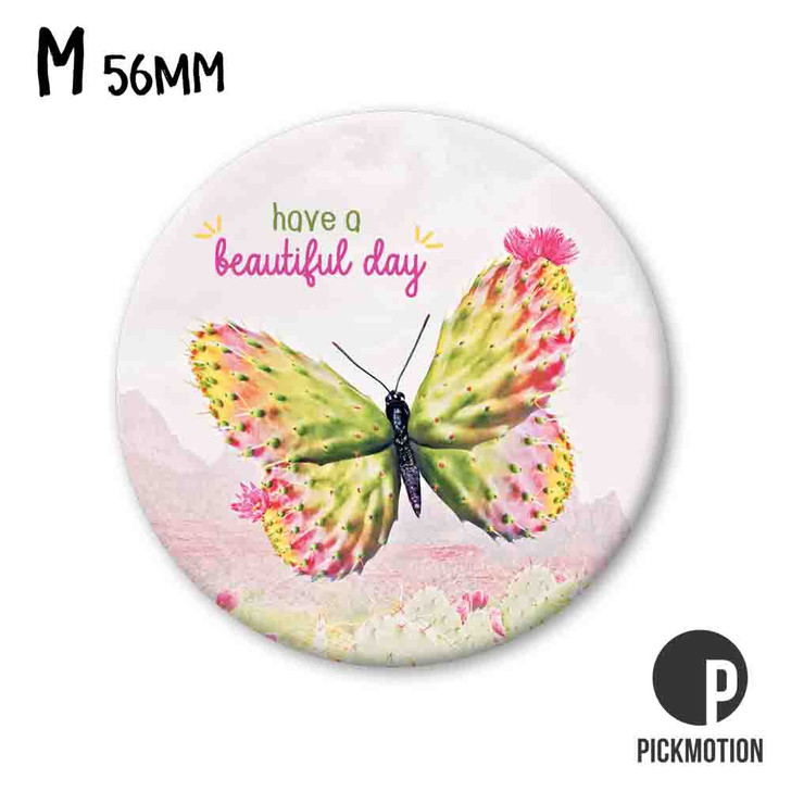 Kühlschrank-Magnet - Medium - "have a beautiful day butterfly" - MM-1536-EN - Pickmotion