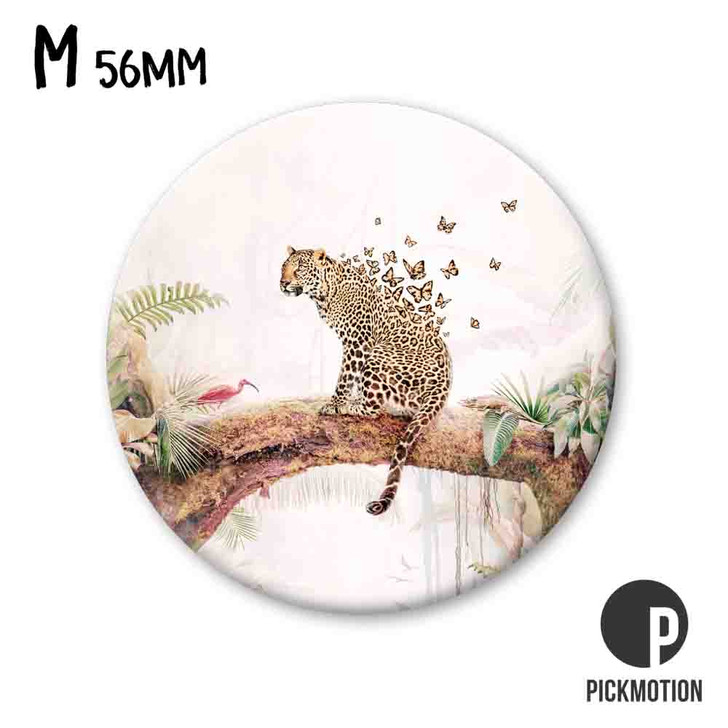 Kühlschrank-Magnet - Medium - "jungle leopard" - MM-1545 - Pickmotion