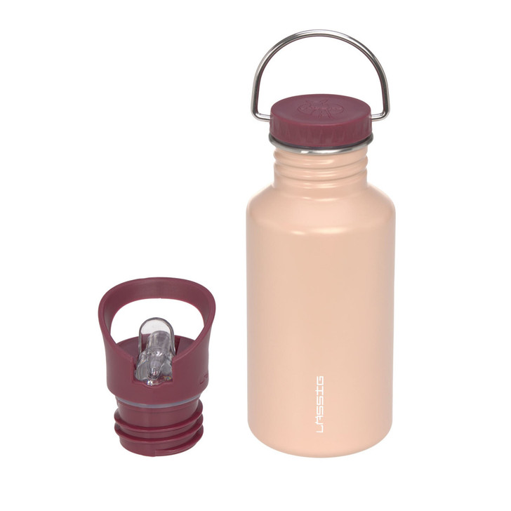 Edelstahl Kinder Trinkflasche - Unique, rosa - Lässig