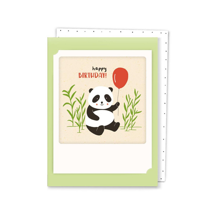 Photo - Mini-Klappkarte „happy birthday panda bear" - MP-0489-EN-KK - Pickmotion