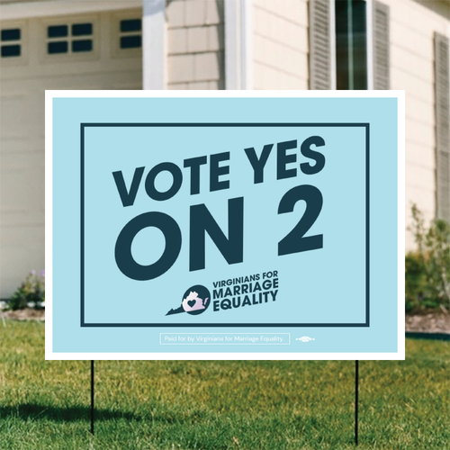 Vote Yes On 2 (24" x 18" Coroplast Yard Sign)