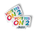 Vote Yes On 2 - Rainbow (3.5" x 3" Vinyl Sticker -- Pack of Two!)