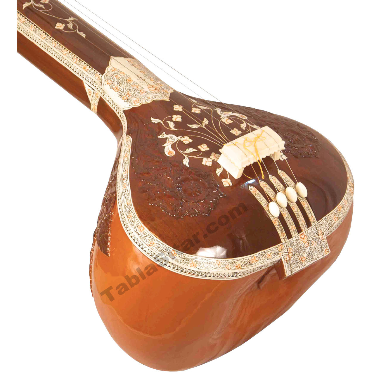 buy a tanpura, Special Designer Male Tanpura, Yellow Gourd, Tun Wood, 4