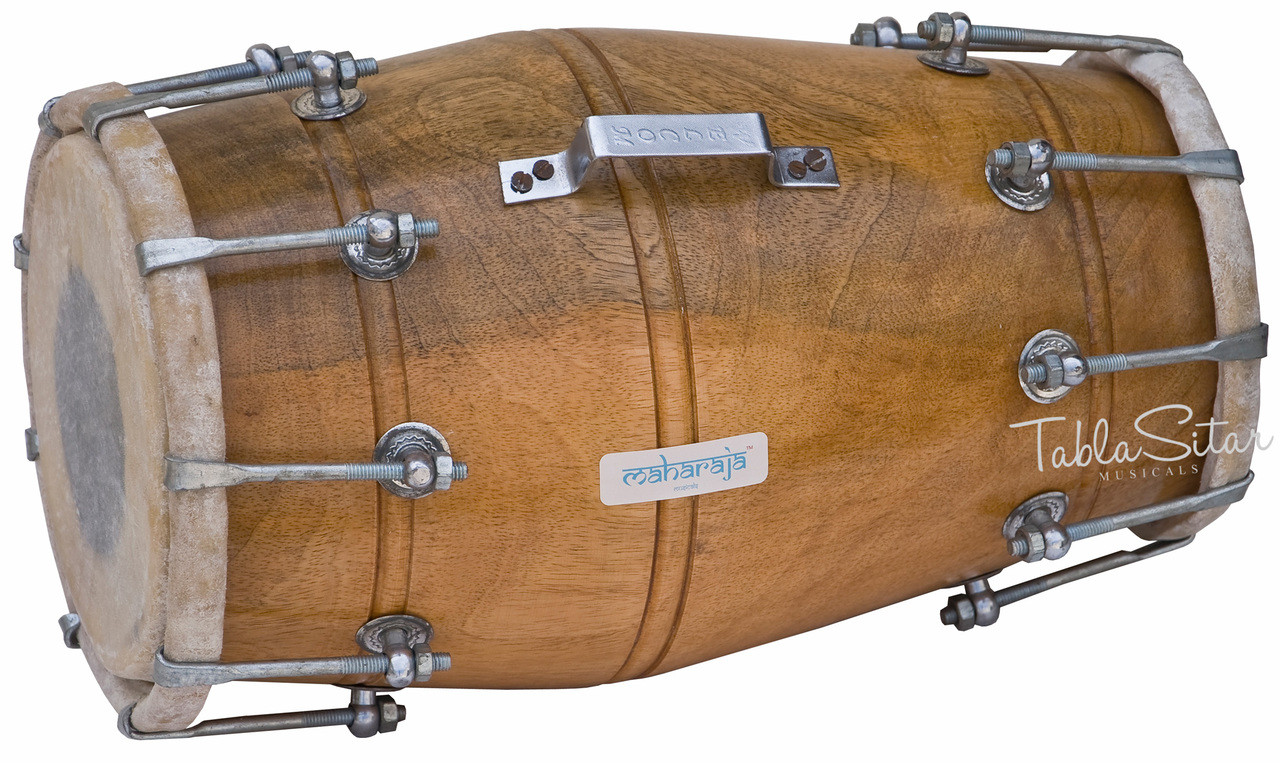 Dholak Nut/Bolt Quality Wood Carry Bag Bolt Tuned - Wedding Dholki With  Cover | eBay