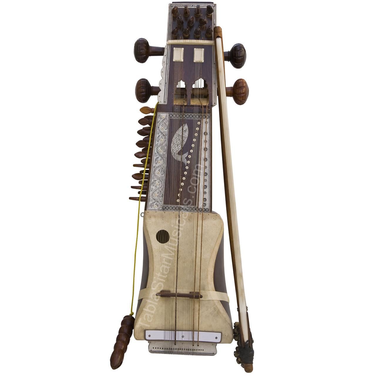 Pritam Singh Special handmade Sarangi, Deda Model, Special Horse Hair Bow -  No. 231