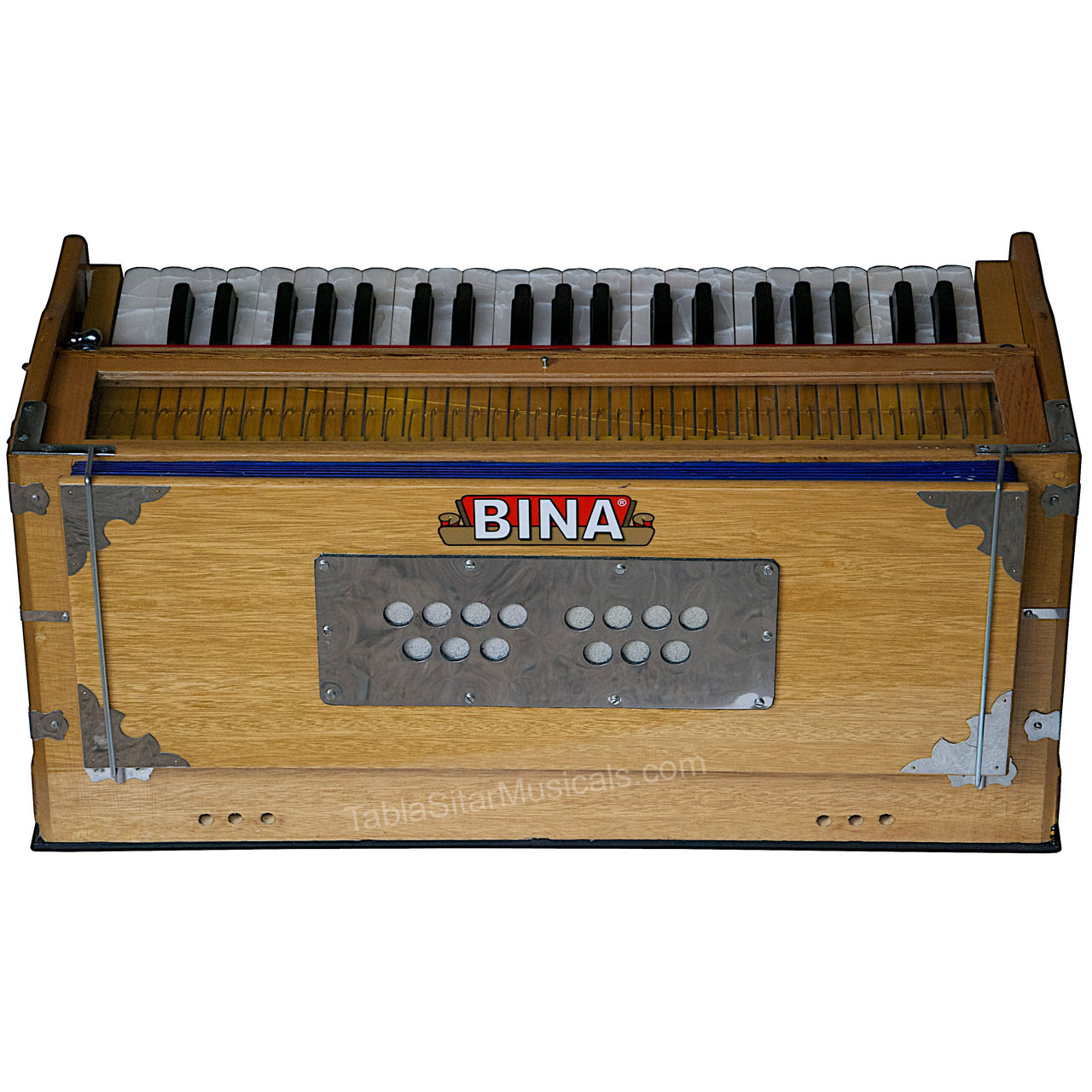 buying a harmonium, Sangeet Harmonium, 2 Reeds, 3 1/2 /Octaves, 9 Stops