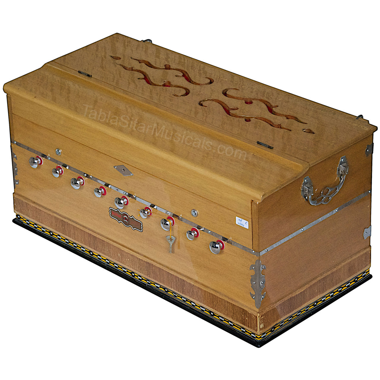 buying a harmonium, Sangeet Harmonium, 2 Reeds, 3 1/2 /Octaves, 9 Stops