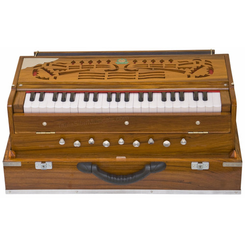 Monoj Sardar MKS Harmonium No. 167, Teak Wood, Folding