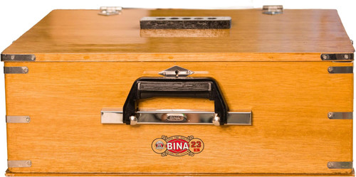 BINA No. 23B Deluxe Harmonium, 2.5 Octaves, Folding, Small - 411