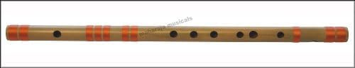 MAHARAJA Concert, Scale C Natural Medium 19 Inches, Finest Indian Bansuri, Bamboo Flute, Hindustani - No. 358