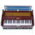 BINA no. 8 Rosewood Color Harmonium with coupler