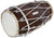 MAHARAJA MUSICALS Sheesham Wood Professional Dholak/Dholki, Rope-Tuned, Bag - No. 223