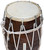 MAHARAJA MUSICALS Sheesham Wood Professional Dholak/Dholki, Rope-Tuned, Bag - No. 223