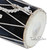 MAHARAJA MUSICALS Black Mango Wood Dholak/Dholki, Rope Tuned, Bag - No. 302