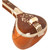 MAHARAJA MUSICALS Special Designer Male Tanpura - Yellow Gourd - Tun Wood - 4 Strings - With Fiber Case - No.269 (Miraj Tambura)