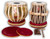 MAHARAJA MUSICALS Pro Floral Tabla Set, 3.5 Kg Brass Bayan, Sheesham Dayan - No. 67