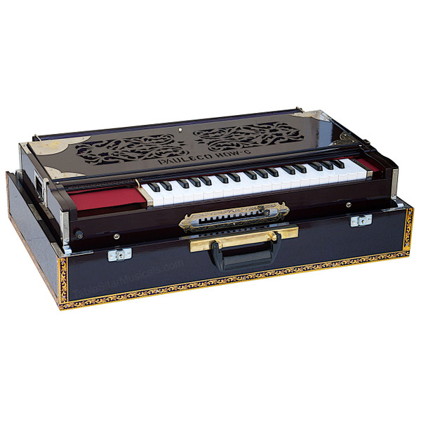 buy harmonium india, 4 Reeds, 13 Scale changer, buy harmonium no. 624