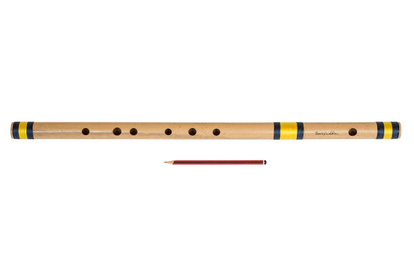 buy Sarfuddin Flutes Concert, Scale F Sharp Bass 26.5 inches, FINEST Indian Bansuri, Bamboo Flute, Hindustani for sale