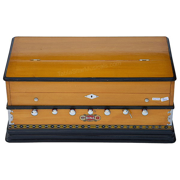 buy BINA no. 8A harmonium, 7 stopper, with coupler, 39 keys, Bina