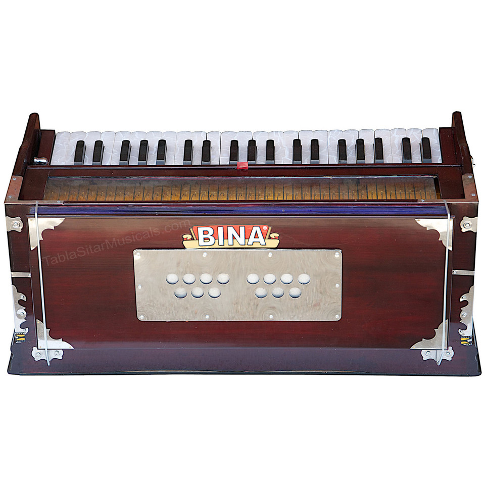 buy harmonium, Portable Harmonium, A440, 9 Stops, Coupler, 42 Keys