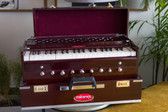 Maharaja Musicals Folding  9 Stop Harmonium No. 186, Front View