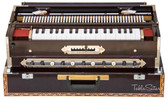 Paul & Co. Harmonium - 3 Reeds, 9 Scale Changer, Dark Mahogany Color