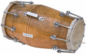 MAHARAJA MUSICALS Mango Wood Dholak/Dholki, Bolt Tuned, Bag - No. 104