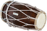 MAHARAJA MUSICALS Sheesham Wood Professional Dholak/Dholki, Rope-Tuned, Bag - No. 223