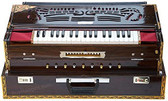 Maharaja Musicals Premium Harmonium 4 reeds 13 Scale Changer - 246