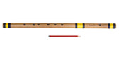 buy Sarfuddin Flutes Concert, Scale A Sharp Bass 21.5 inches, FINEST Indian Bansuri, Bamboo Flute, Hindustani 