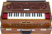 Maharaja Musicals Premium Harmonium 3 reeds 9 Scale Changer - 179