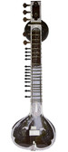 Kanai Lal Sitar, Double Tumba, Khajoor Patta, Ravi Shankar Style, Fiber Trolley - No. 478