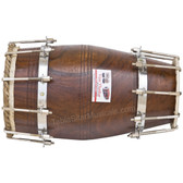 VHATKAR Sheesham wood Natural Dholak/dholki, Bolt Tuned