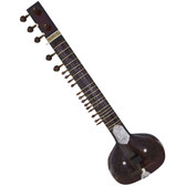 Rikhi Ram Sitar (Sanjay) Sitar, Kharaj Pancham Style, Single Toomba, Fiber Trolley - No. 515