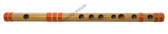 MAHARAJA Concert, Scale B Natural Medium 10 Inches, Finest Indian Bansuri, Bamboo Flute, Hindustani - No. 356