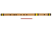 Sarfuddin Flutes Concert, Scale G Natural Bass 25.5 inches, FINEST Indian Bansuri, Bamboo Flute, Hindustani - No. 473