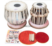 MAHARAJA MUSICALS Classic Tabla Set, 3 Kg Brass Bayan, Sheesham Dayan - Tabla No. 37