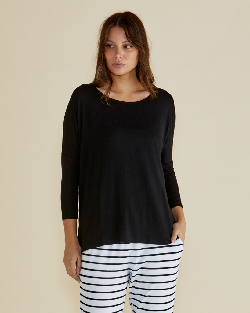 Women's Tops | Milan 3/4 Sleeve Top | BETTY BASICS