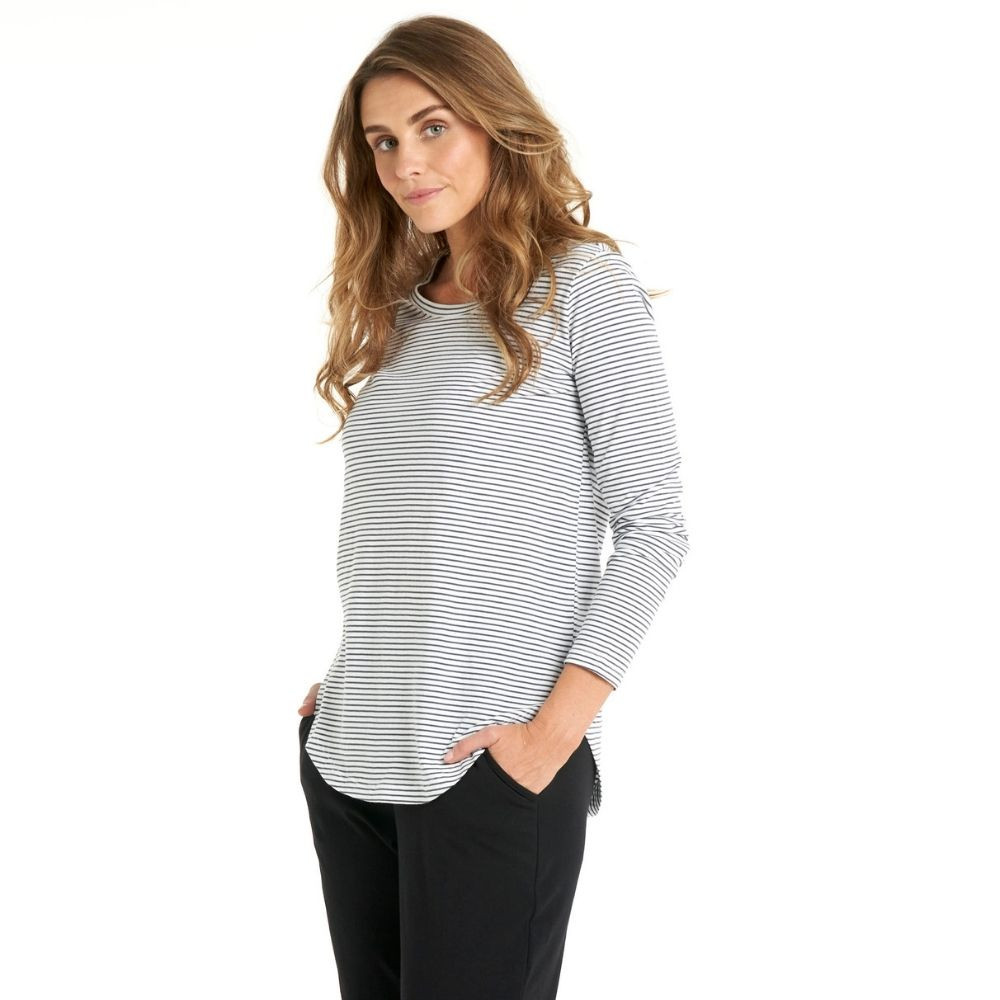 Women's Tops | Megan Long Sleeve Top | BETTY BASICS